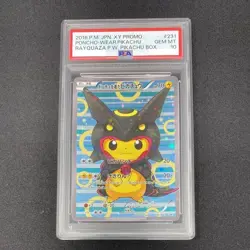 PSA 10 Poncho Wearing Pikachu Rayquaza 231/XY-P 2016 Pokemon Card Japanese - Image 2