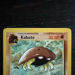 1st Edition Kabuto 50/62 Fossil Set Rare Vintage 1999 Pokemon Card - NM - Image 2