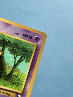 Japanese - Abra - No.063 - Glossy - Pokemon Card - Vending Series - 1998 - LP+ - Image 2