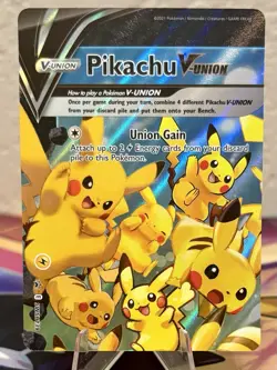 Pikachu V-Union Promo SWSH: Sword & Shield Promo Card SWSH139 NM Pokemon TCG - Image 1