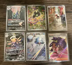 Pokemon Lot of 6 Full Illustration Rare Holo Rare Cards - Image 1