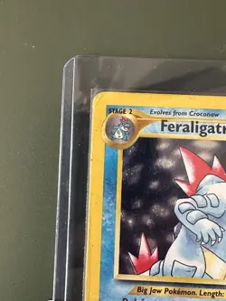 Feraligatr 004/111 Neo Genesis English Vintage Pokemon Card - Dmg - Image 3