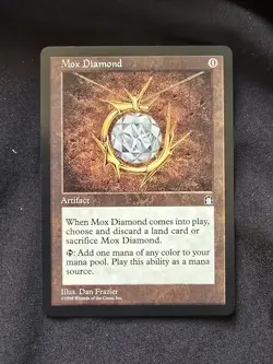 Mox Diamond Stronghold MTG Magic: The Gathering Rare Card, Vintage NM Condition - Image 5