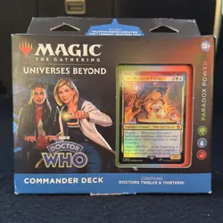 NEW & SEALED! MTG UNIVERSES BEYOND: DOCTOR WHO - TIMEY-WIMEY COMMANDER DECK 195166228815 - Image 1