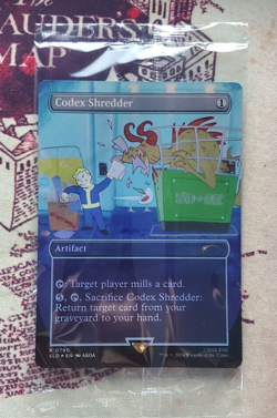 MTG Foil Codex Shredder Fallout Secret Lair 0790 Equinox NM - Image 1