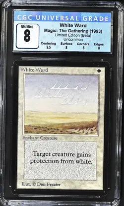 WHITE WARD Beta U CGC 8 Q+ MTG [Nostalgium] - Image 1