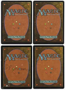 Crystal Chimes x4 4x 1998 Urza's Saga PLAYSET (1-DAMAGED, 3-LP) Artifact MTG AZ1 - Image 2