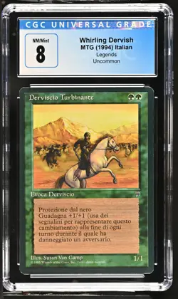 WHIRLING DERVISH *Italian* Legends U CGC 8 MTG [Nostalgium] - Image 1