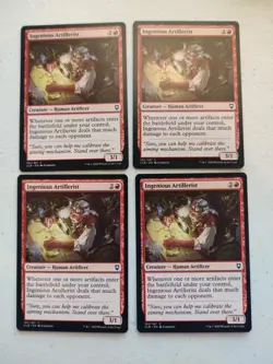 4 x Ingenious Artillerist Commander Legends: Battle for Baldur's Gate Regular - Image 1