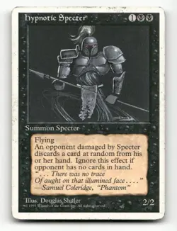 Hypnotic Specter Fourth Edition #26 Magic the Gathering - Image 1