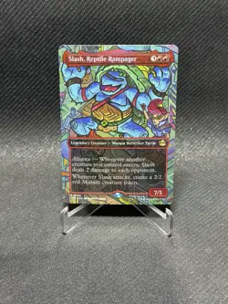 Slash, Reptile Rampager (Borderless) Teenage Mutant Ninja Turtles Foil - Image 1