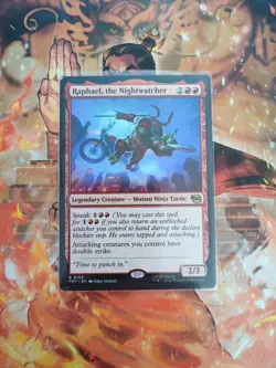 Mtg. Raphael, the Nightwatcher. Teenage Mutant Ninja Turtles. Pack Fresh - Image 1