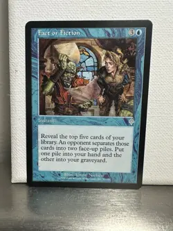 Magic: The Gathering Fact or Fiction Invasion Blue Uncommon Instant 57/350 2000 - Image 1