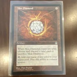 MTG NM Mox Diamond Stronghold Artifact Rare Dan Frazier Near Mint - Image 1
