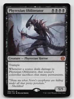 Phyrexian Obliterator *Non-Foil* ONE 105 NM - Image 1