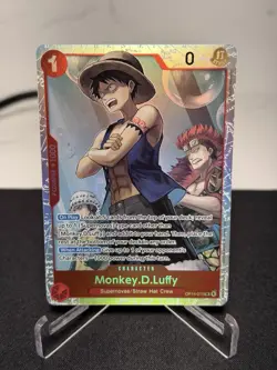2026 One Piece The Azure Sea's Seven Monkey D. Luffy Super Rare #OP14-013 - Image 1