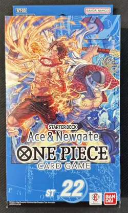 2025 One Piece Starter Deck ST22, Ace & Newgate EN, SEALED - Image 1