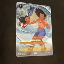 ✨ Enchanted Disney Lorcana TCG Winterspell - Raging Storm - 225/204 Alt Art Foil - Image 2