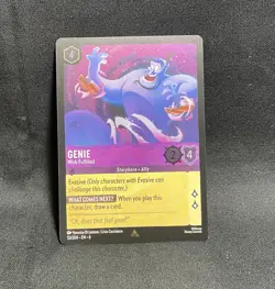 🧞✨ Genie – Wish Fulfilled #53/204 – Disney Lorcana Cold Foil Rare ✨🧞 - Image 1