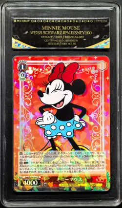 2023 Weiss Schwarz.JPN Disney 100 S104-062 Minnie Mouse PCG 10 GEM - Image 1