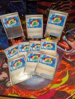 Lot of 10 Pokemon TCG Poke Pad Trainer-Cards English See Photos NICE !! - Image 2