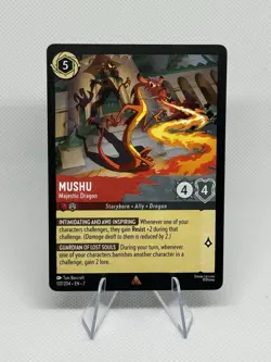 Disney Lorcana Mushu Majestic Dragon Card 137/204 Archazia's Island Regular Rare - Image 1