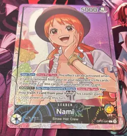 Nami (Whole Cake Island Arc) OP11-041 One Piece Promotion Cards Foil - Image 2