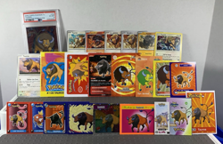 Pokemon Lot of Cards and Stickers PSA Slab Tauros #128 Tauros Only Lot of 23 - Image 2