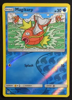 Magikarp 15/68 Reverse Holo Hidden Fates Pokemon Card - Image 1