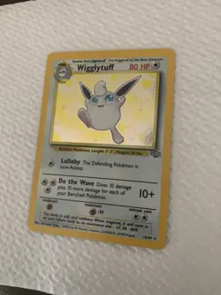 Pokemon Wigglytuff Jungle Unlimited Holo Rare 80 HP 16/64 English Wizards Card - Image 2