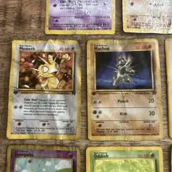 Pokemon TCG 1st Edition Team Rocket & Base Set Vintage 8 Card Lot WOTC - Image 3