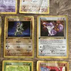 Pokemon TCG 1st Edition Team Rocket & Base Set Vintage 8 Card Lot WOTC - Image 4