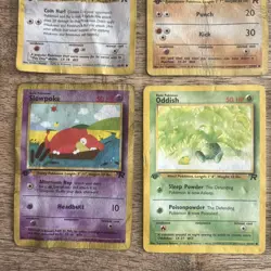 Pokemon TCG 1st Edition Team Rocket & Base Set Vintage 8 Card Lot WOTC - Image 5