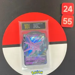 Espeon V RR CS4aC-058/132 Pokemon Card Chinese Grade10 - Image 1