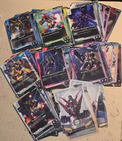 76 Dif Dual Impact Gundam Cards Game Mint Common Uncommon Token Mech CCG - Image 1