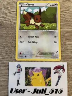 Pokemon Eevee Dark Explorers Trading Card 84/108 Uncommon *Near mint* - Image 1