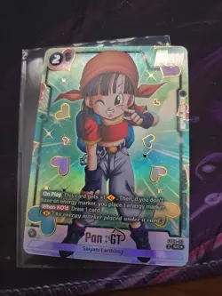 Pan : GT FB09-112 Alternate Art Dual Evolution Dragon Ball Card English Fusion - Image 1