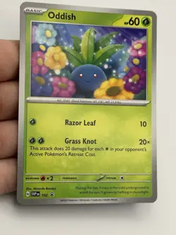 Oddish SVP 102 Pokemon Card English Black Star Promo Not Sealed (A1) - Image 3