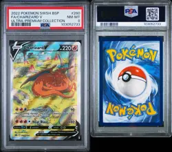 Pokemon TCG Charizard v SWSH260 Promo Card PSA 8 - Image 3