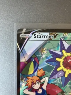 Pokemon TCG Starmie v Holo Ultra Rare Card Astral Radiance TG13/TG30 - Image 2
