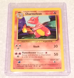 Charmeleon - 24/102 - Base Set - Unlimited - Pokemon Card - Vintage - LP - Image 1