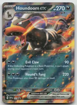 Houndoom ex - Promo Holo SV: Scarlet & Violet Promo Cards SVP103 NM - Image 1