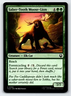 Saber-Tooth Moose-Lion C Avatar: The Last Airbender # 194 NM Normal - Image 1