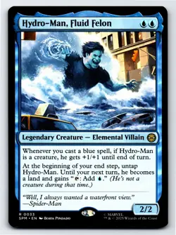 Hydro-Man, Fluid Felon R Marvel's Spider-Man # 33 NM Normal - Image 1