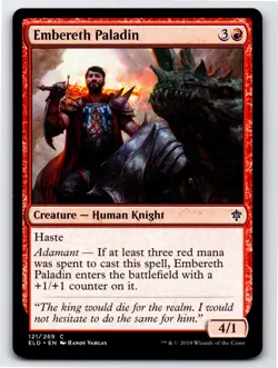 Embereth Paladin C Throne of Eldraine # 121 NM Normal - Image 1