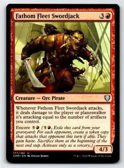 Fathom Fleet Swordjack U Commander Legends # 177 NM Normal - Image 1