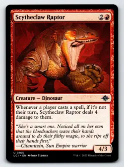 Scytheclaw Raptor U The Lost Caverns of Ixalan # 165 NM Normal - Image 1