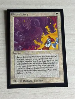 MTG INTERNATIONAL EDITION BLAZE OF GLORY NM (IE / CE) COLLECTOR'S - Image 1
