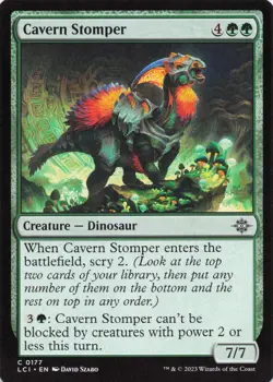 Cavern Stomper C The Lost Caverns of Ixalan # 177 NM - Image 1