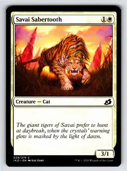 Savai Sabertooth C Ikoria: Lair of Behemoths # 29 NM Normal - Image 1